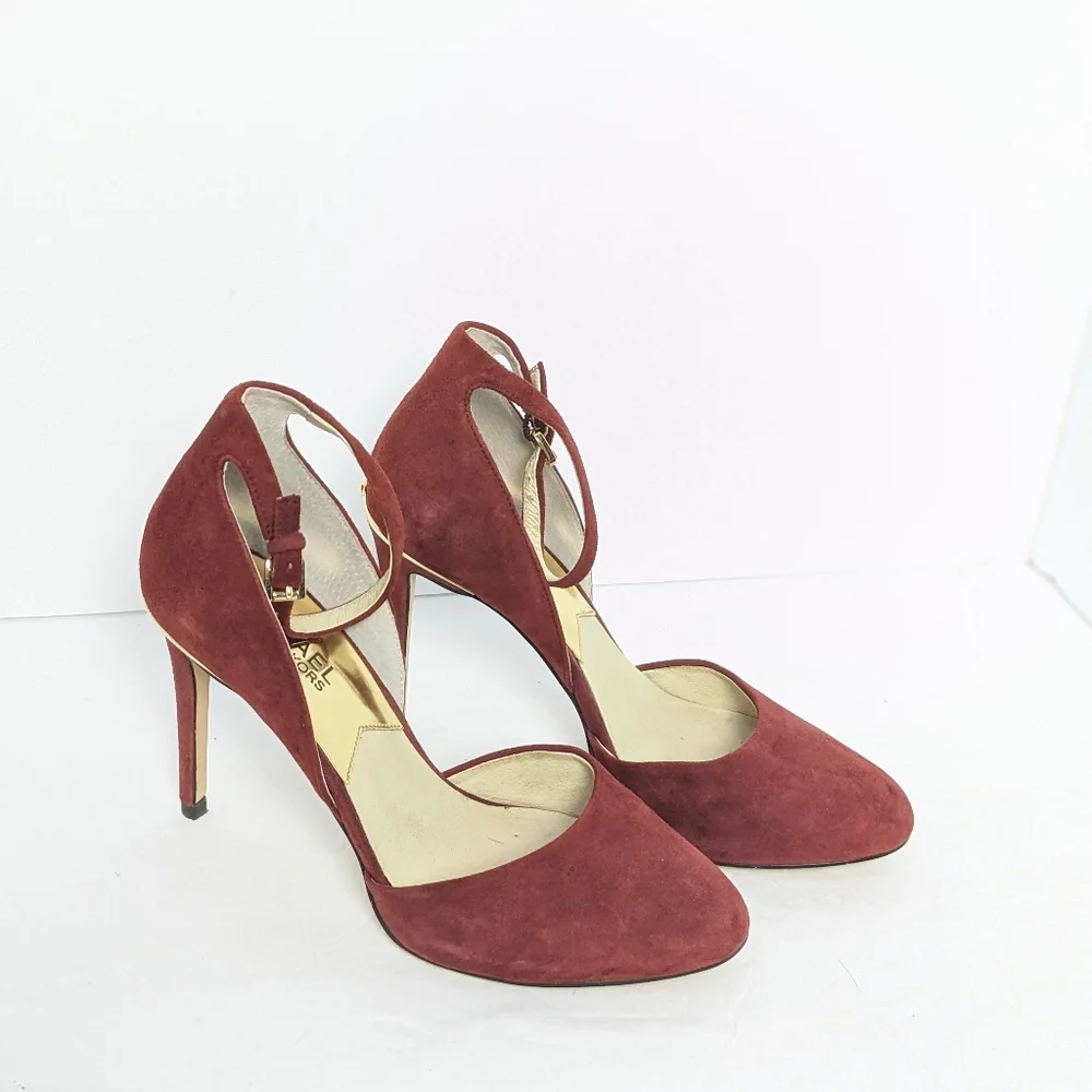 Michael kors suede heels